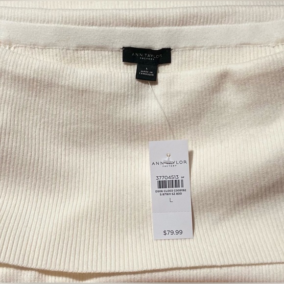 Ann Taylor Factory Off-The-Shoulder Sweater - Picture 4 of 4